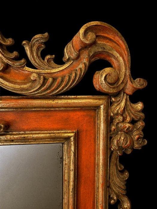 Palladio - Miroir - Bois, Verre, pâte de bois, Antiquités & Art, Art | Objets design