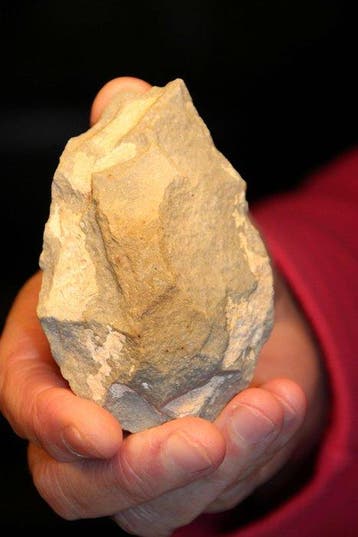 Paleolithisch Steengoed Bifaces - 97 mm (Zonder