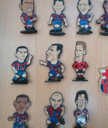 FC Barcelona - Calcio - FC Barcelona players, metallo -, Nieuw
