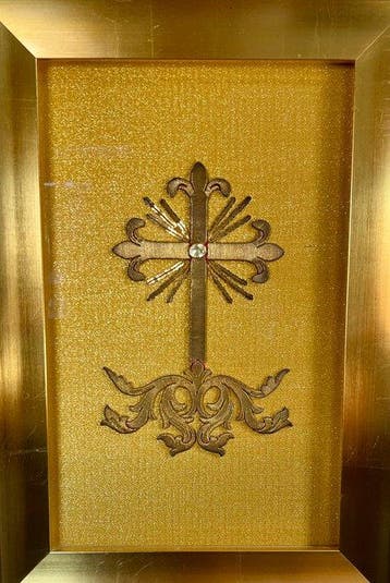 Objets religieux et spirituels - Textile, Bois - 1850-1900 -