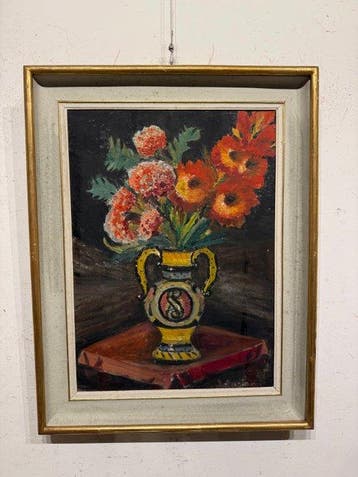 École italienne (XX) - Vaso di Fiori