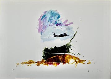 Mario Schifano (1934-1998) - Old love never dies (Paesaggio
