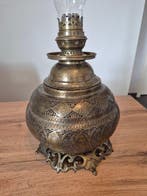 Olielamp - Messing, Glas - olielamp