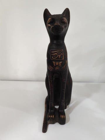 Réplique dun chat Sculpture - 27 cm (Sans prix de réserve)