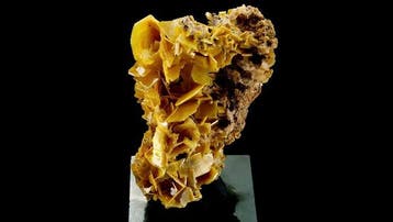 wulfeniet - Touissit, Jerada, Marokko - Hoogte: 6 cm -