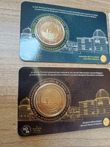 België. 2 Euro 2026 (4 coincards) (Zonder minimumprijs)