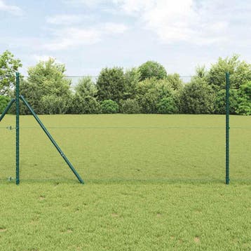 vidaXL zeshoekig gaashek met grondbevestiging 100 x 1,2 m, Verzenden, Nieuw