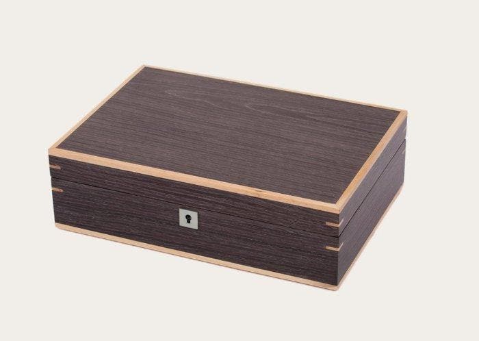 Prestige - Boîte à bijoux - Boîte à montres en bois plaqué, Antiquités & Art, Art | Objets design