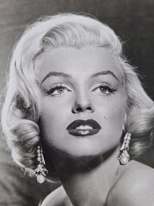 Attrib. Frank Powolny (1901-1986) - Marilyn Monroe in white, Verzamelen, Film en Tv