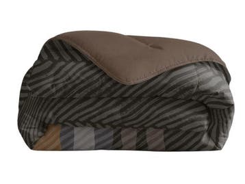 Veiling - Royalbed Brown Stripes 140x200 - Dekbed zonder ove, Nieuw