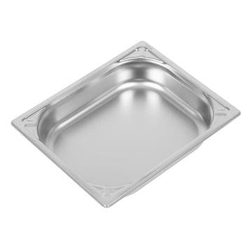 GN-Bak | RVS | 1/2 GN | Hoogte 65mm | 325x265x65(h)mm Vogue, Articles professionnels, Verzenden