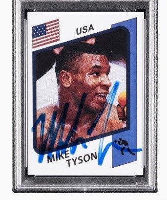 2023 Trading Card Mike Tyson Hand Signed - PSA - 1 Graded, Collections