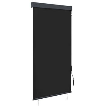 vidaXL Rolgordijn voor buiten 100x250 cm antraciet, Verzenden