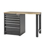 Heavy Duty werkbank met hardhouten werkblad en laden blok, Ophalen of Verzenden, Nieuw