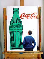Gerard Boersma (1976) - Coca Cola Bottle (painting of man