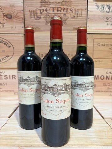 2003 , 2004 & 2008 Château Calon Ségur - Saint-Estèphe Grand, Collections