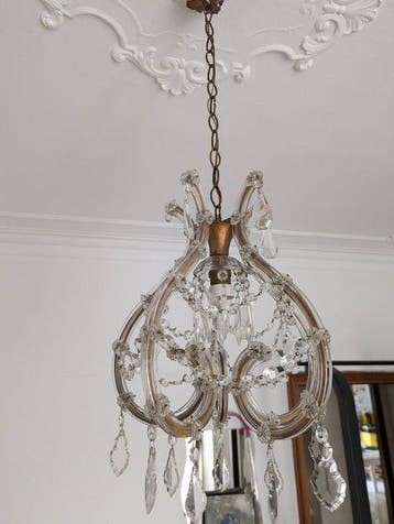 Lampe à suspendre - Cristal - Cœur Maria Teresa