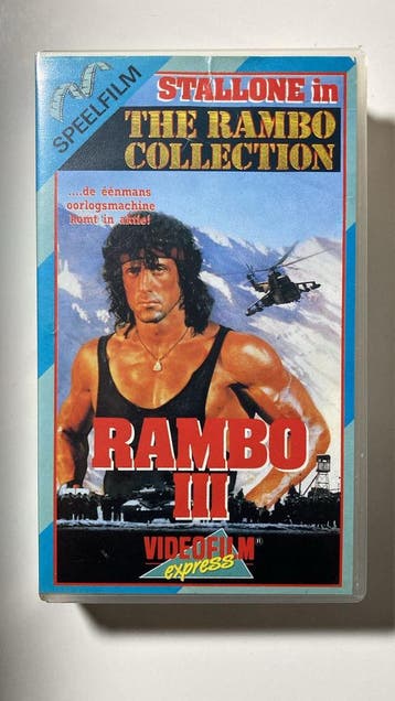 RAMBO 3 (VHS), Cd's en Dvd's, Gebruikt