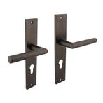 Deurklink Bastian op schild 245x45 mm cilindergat 72mm an..., Ophalen of Verzenden, Nieuw, Overige materialen, Klink of Kruk