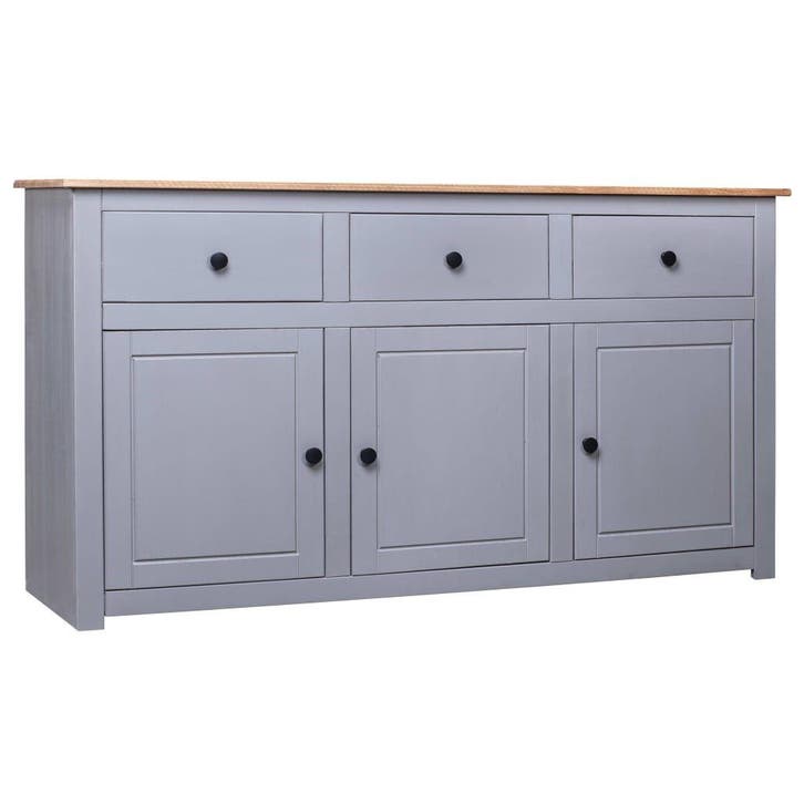 Dressoir Grijs | Tweede kansje | OP = OP voor deze prijs, Huis en Inrichting, Kasten | Dressoirs, 100 tot 150 cm, 25 tot 50 cm