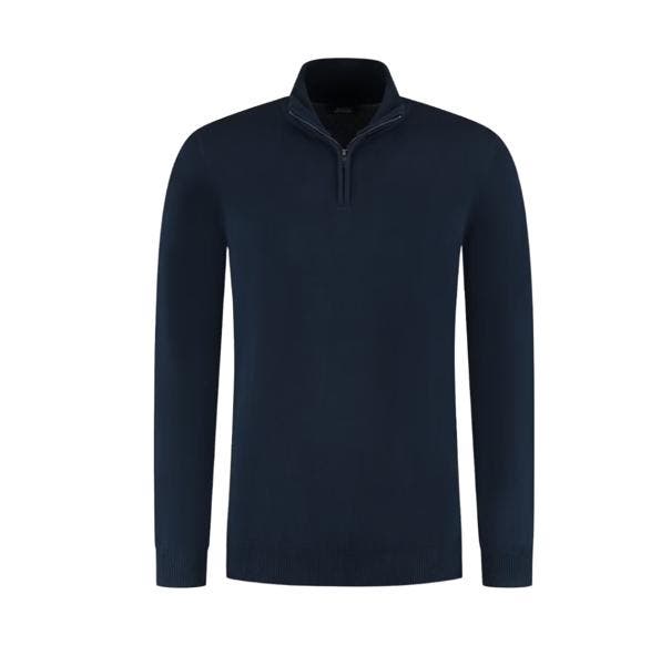2dekans | Boston Brothers - Half Zip Pullover - Navy - Maat, Vêtements | Hommes, Pulls & Vestes, Enlèvement ou Envoi
