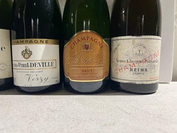 Veuve Clicquot, Charles Heidsieck, Champagne Metayer -