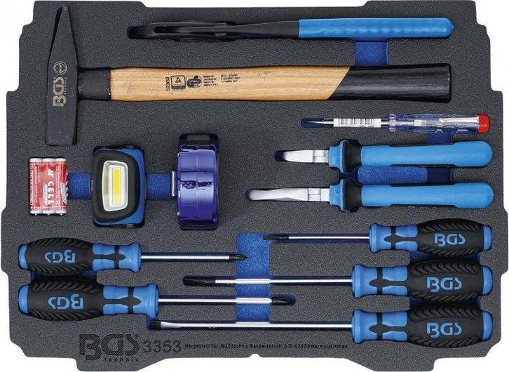 Koffer inlegmodule voor Art. BOXSYS1 & 2: hamer, tangen, sch, Autos : Divers, Outils de voiture, Envoi