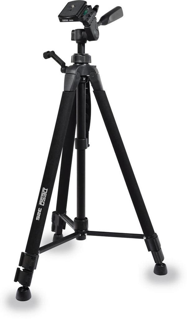 Foto-Video Statief 325 | 3 secties | Zwart | Incl. draagt..., Audio, Tv en Foto, Fotografie | Statieven en Balhoofden, Nieuw, Verzenden