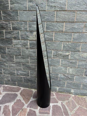 Vloerspiegel- Lipstick - pvc, Glas, Hout