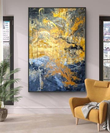 Micha Lenartowicz - Touch of Gold - XXL, Antiquités & Art