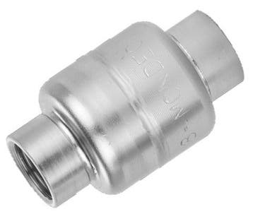 G3/8 RVS 316 Terugslagklep PTFE 0.03-16bar (0.44-232psi), Verzenden