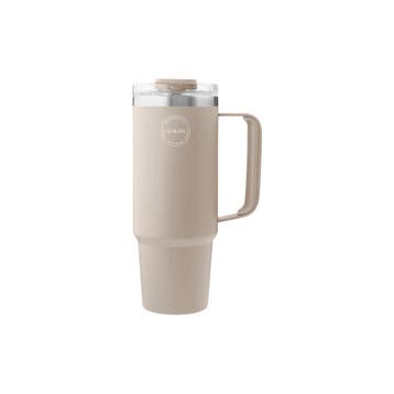 AYA&IDA Thermocup with Straw 885ml Cream Beige, Verzenden, Nieuw
