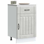 vidaXL Onderkast Lucca bewerkt hout betongrijs, Verzenden, Nieuw