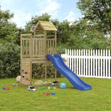vidaXL Speelhuis geïmpregneerd grenenhout, Kinderen en Baby's, Verzenden, Nieuw
