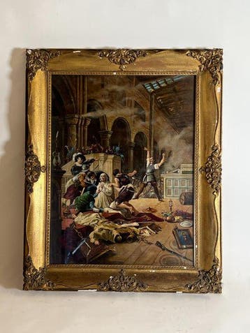 Roberto Venturi (1846-1883) - Fanfulla al Sacco di Roma