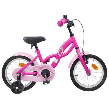 vidaXL Kinderfiets 12 Inch voor 2-4 jaar oud Donkerroze, Verzenden, Nieuw