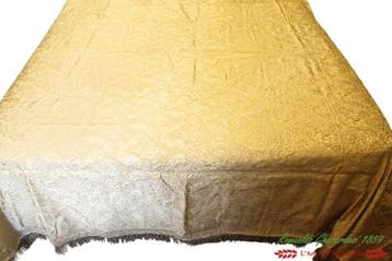1950 Opificio Serico Oro Matrimoniale Seta jacquard con, Antiek en Kunst