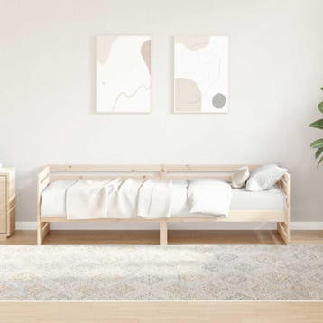 vidaXL Dagbed zonder matras 80x200 cm massief grenenhout, Verzenden, Nieuw