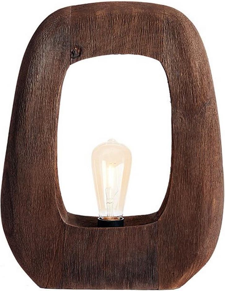 2dekans | Light & Living Tafellamp Kelafó 33x10x40 cm - Hout, Huis en Inrichting, Lampen | Overige, Ophalen of Verzenden