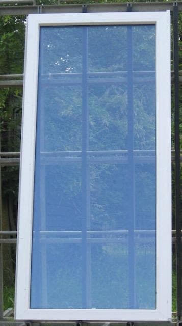 pvc raam , chassis , venster 100 x 220 wit / betongrijs, 75 tot 150 cm, Kunststof, Raamkozijn, Nieuw