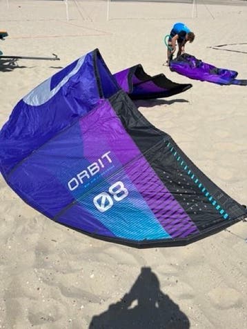 North Orbit Kite 2026 Deep Purple 8, Gebruikt, 8 m², Kite