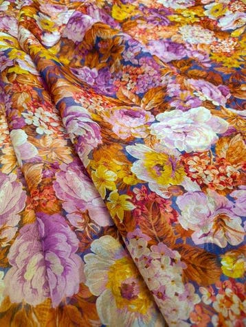 B632 - 500 x 130 cm - Organza di 100% Pura Seta –