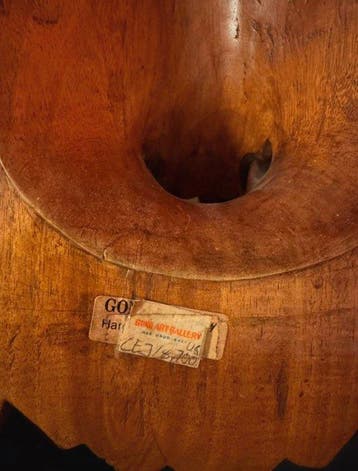 Grote Balinese masker van Rangda, gesneden uit kostbaar hout, Antiek en Kunst