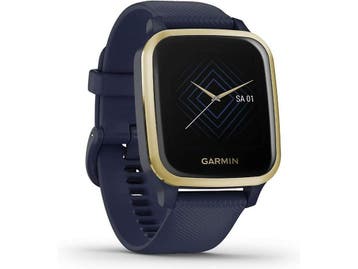 Garmin Venu Sq Music 40 mm roségoud met siliconenarmband, Handtassen en Accessoires, Smartwatches, Verzenden, Nieuw, Garmin