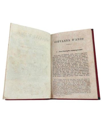 Alessandro Dumas - Giovanna dArco - 1850, Antiek en Kunst, Antiek | Boeken en Manuscripten