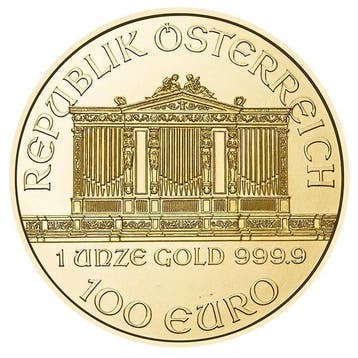 1 Troy Ounce - Goud .999 - Goldmünze Wiener Philharmoniker