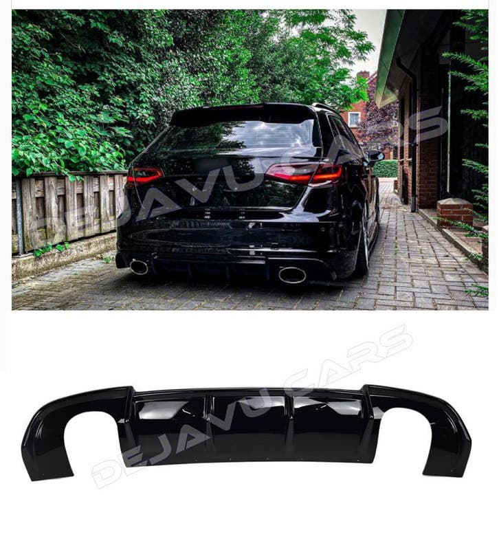 RS3 Look Diffuser voor Audi A3 8V S line & S3, Autos : Divers, Tuning & Styling, Enlèvement ou Envoi