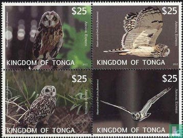 Tonga - Moeraskantuil (Asio flammeus) - 2012, Timbres & Monnaies, Timbres | Océanie, Verzenden
