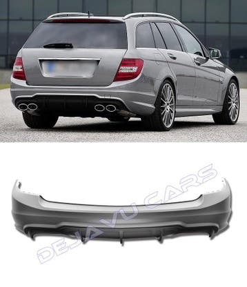 C63 AMG Look Achterbumper voor Mercedes Benz C-Klasse W204 E, Autos : Divers, Tuning & Styling, Ophalen of Verzenden
