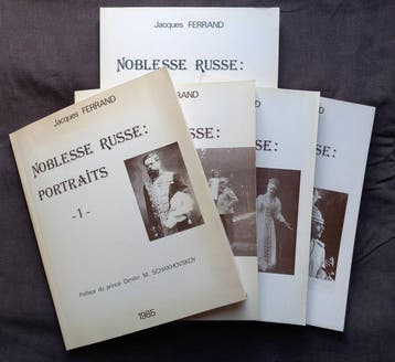 Jacques Ferrand - Noblesse Russe: Portraits in 5 volumes +, Antiquités & Art